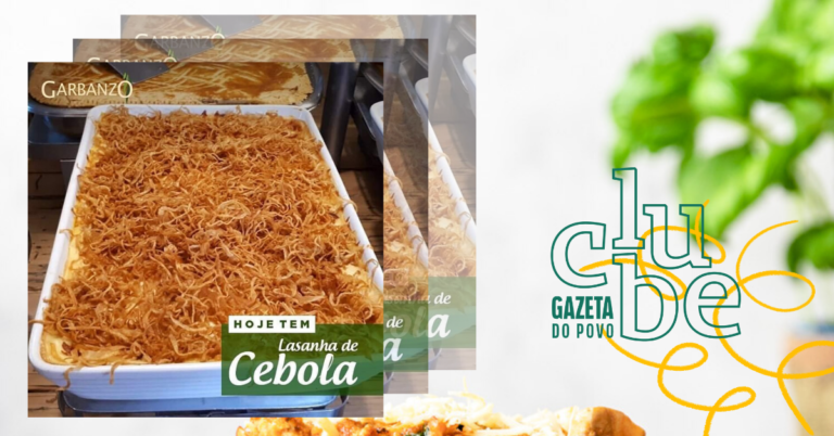 Lasanha de cebola? Conheça a iguaria do Garbanzo