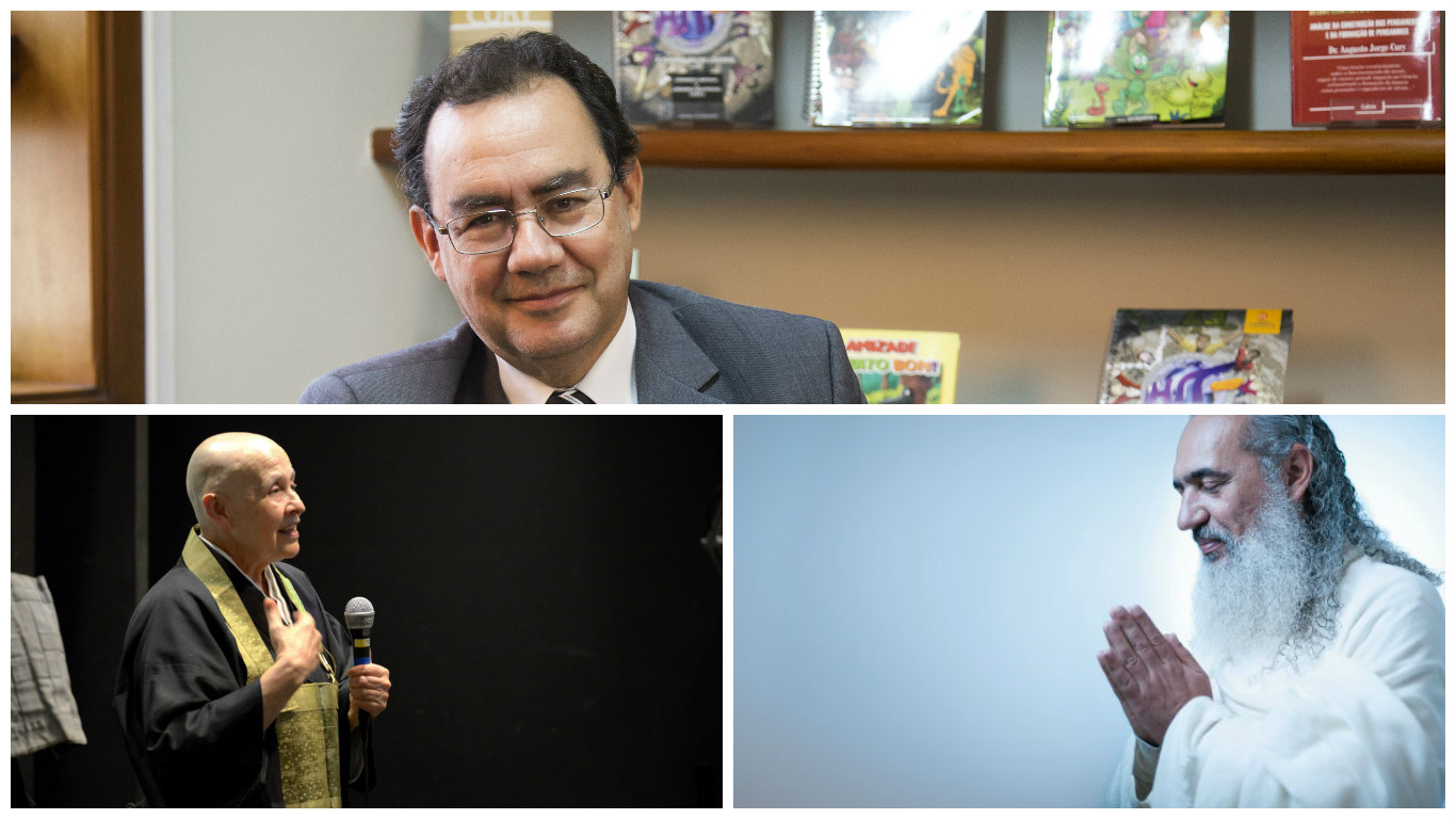 Congresso de Felicidade terá Augusto Cury, Nuno Cobra, Prem Baba e Monja Coen