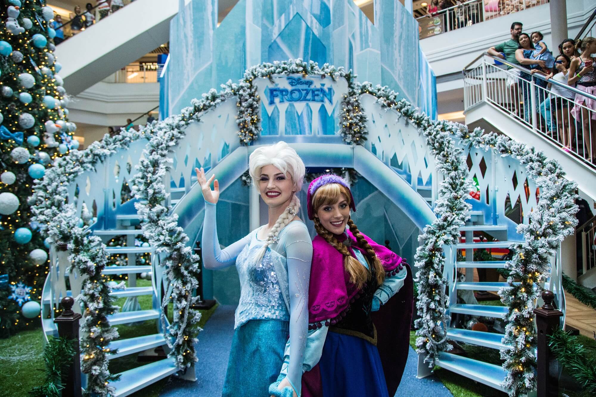 Atração de shopping com escorregador do filme Frozen e Olaf gigante abre neste sábado (11)