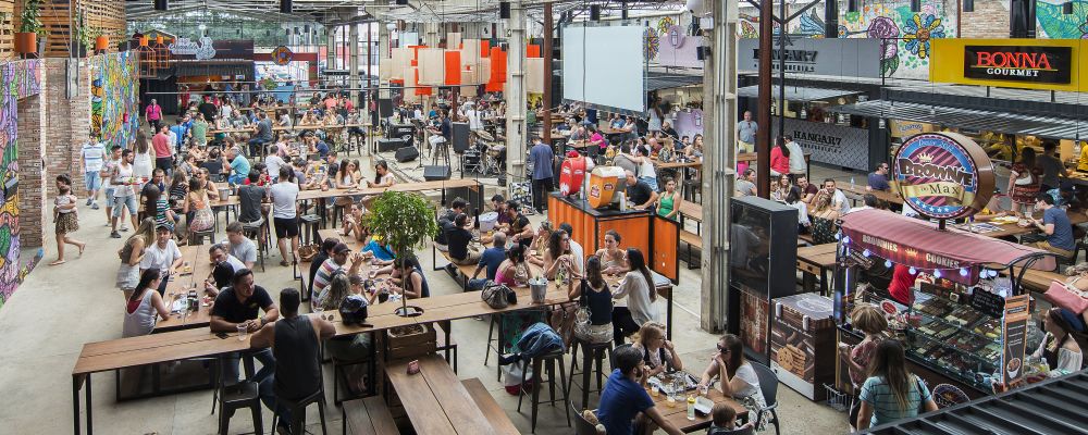 Mapa mostra as vilas gastronômicas que já abriram ou vão abrir em Curitiba