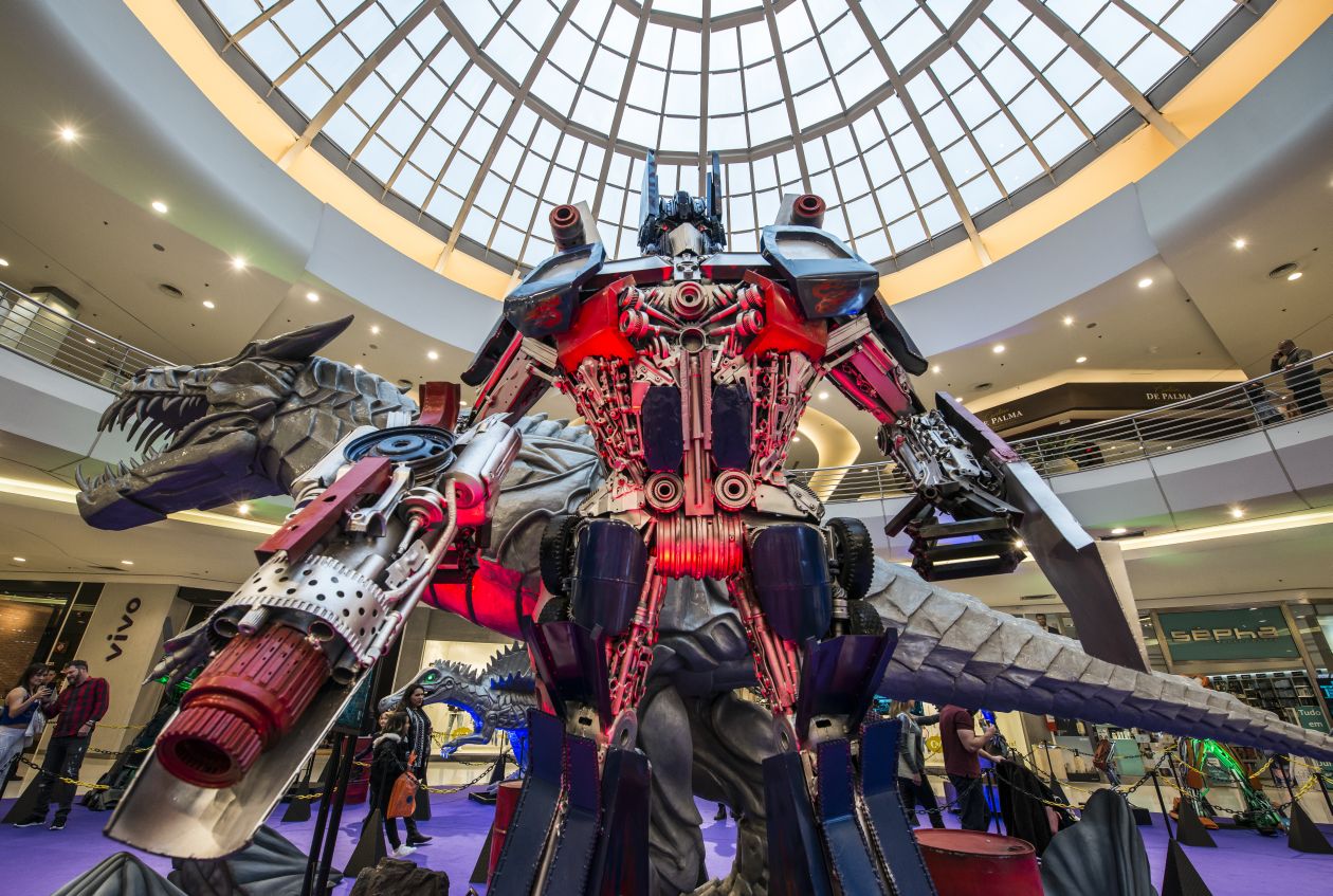 Último final de semana para ver a exposição de Transformers gigantes em Curitiba