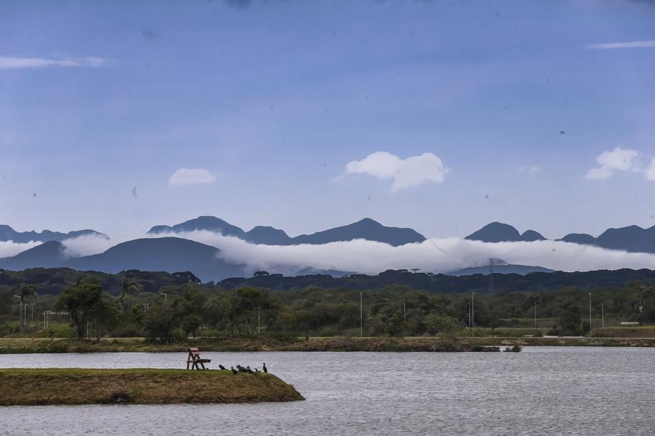 Novo parque em Pinhais tem mega vista da Serra do Mar
