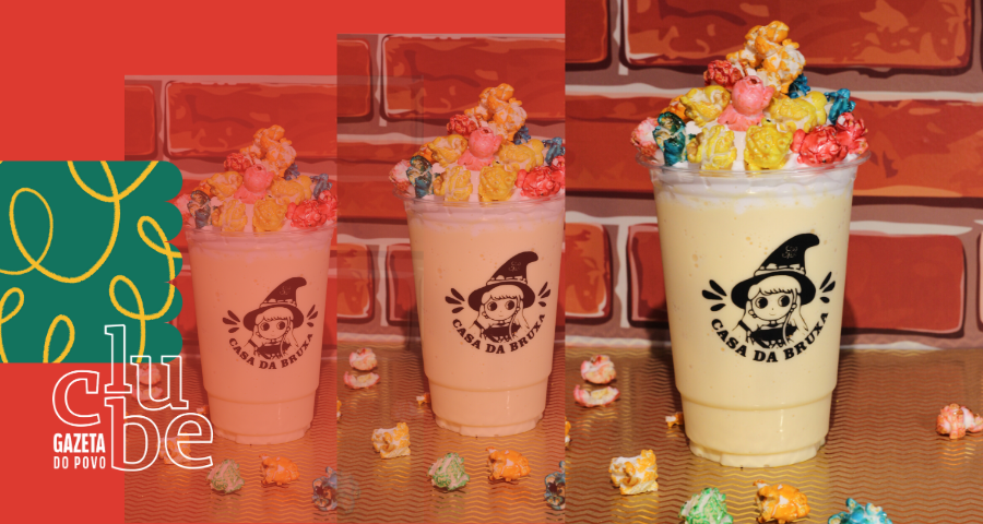 Conheça o Milkshake de pipoca da Casa da Bruxa
