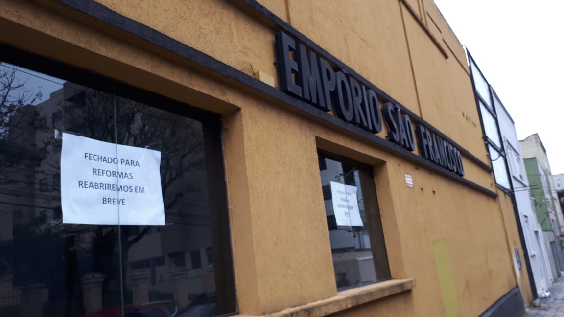 Empório São Francisco fecha para reformas