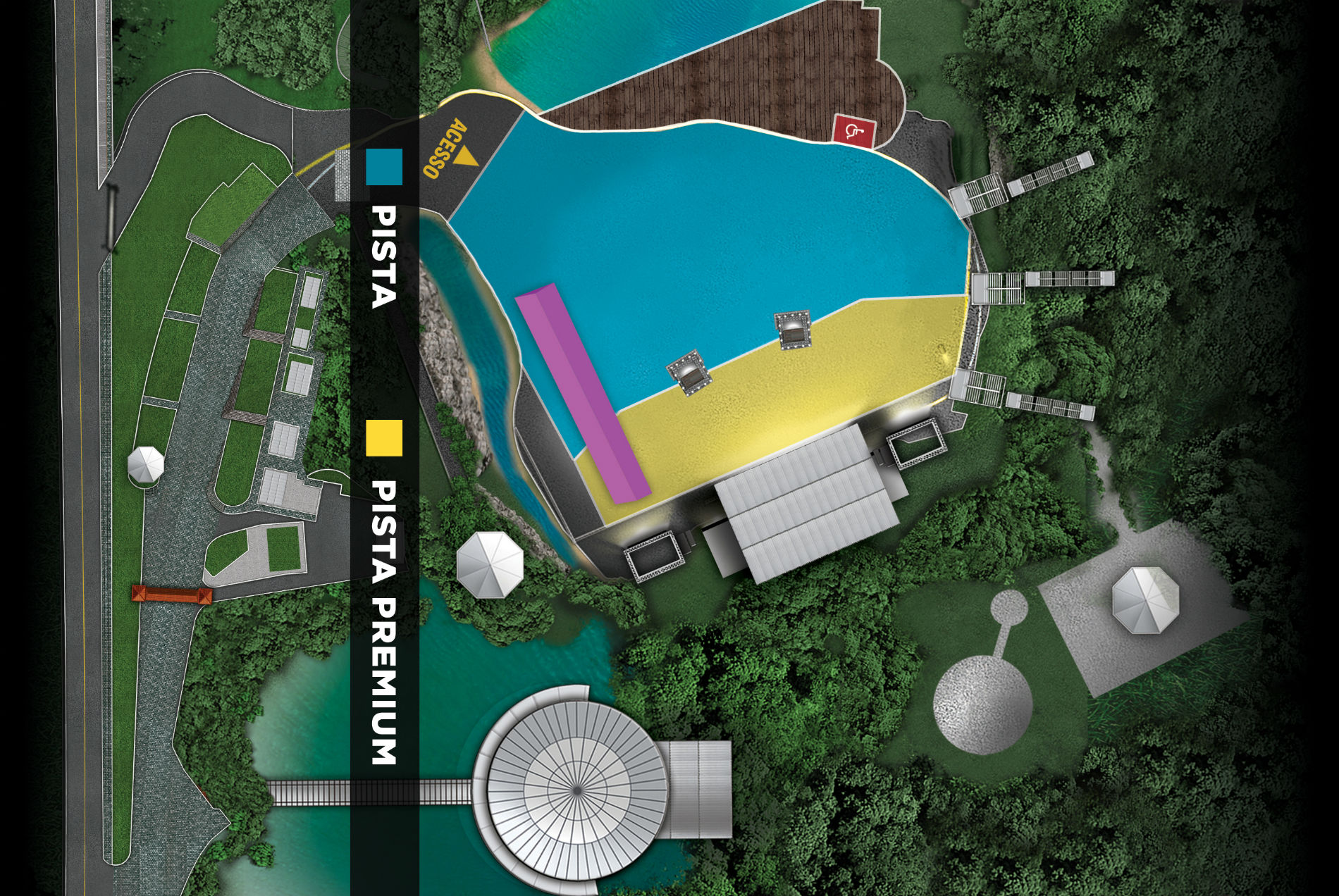 Vai ao show do Aerosmith? Veja o mapa de setores e saiba por onde entrar na Pedreira