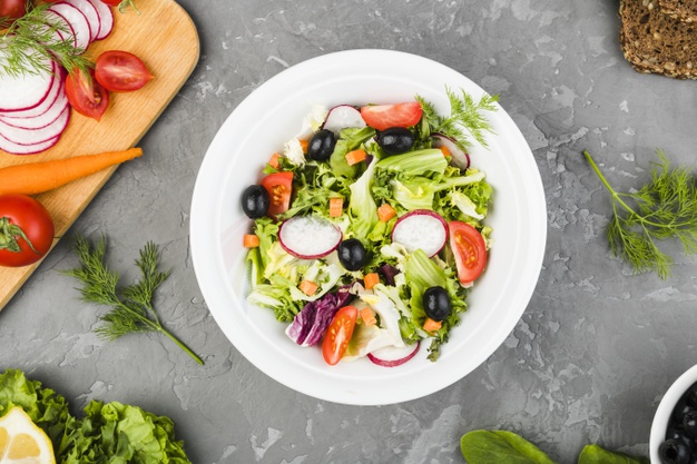 Lugares para pedir salada com desconto do Clube