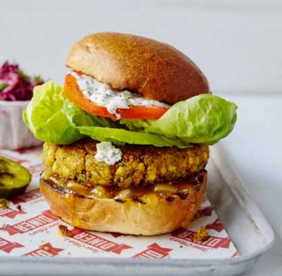 Jamie Oliver’s Diner tem opção de hambúrguer para vegetarianos
