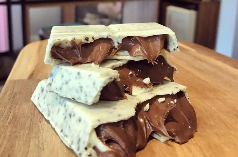 Doces feitos com chocolate branco para você provar