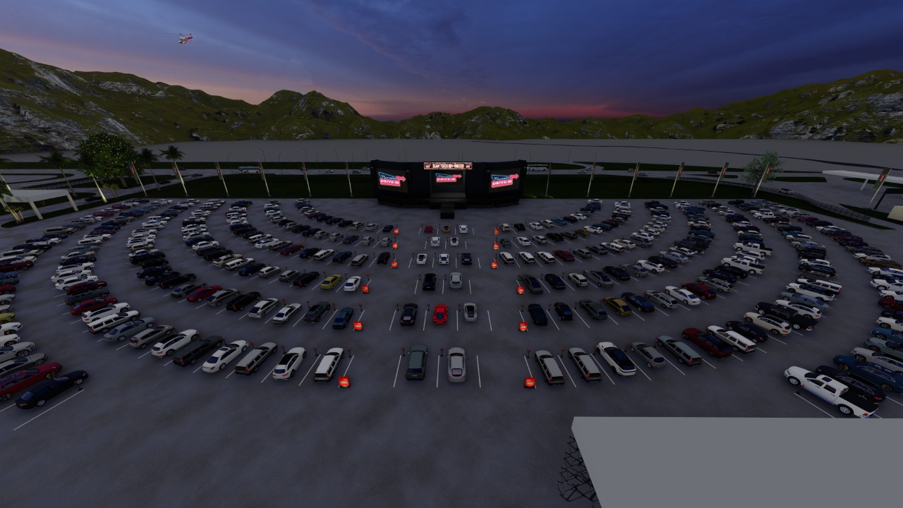 Com foco em shows, maior drive-in do Brasil funcionará no Expotrade Pinhais