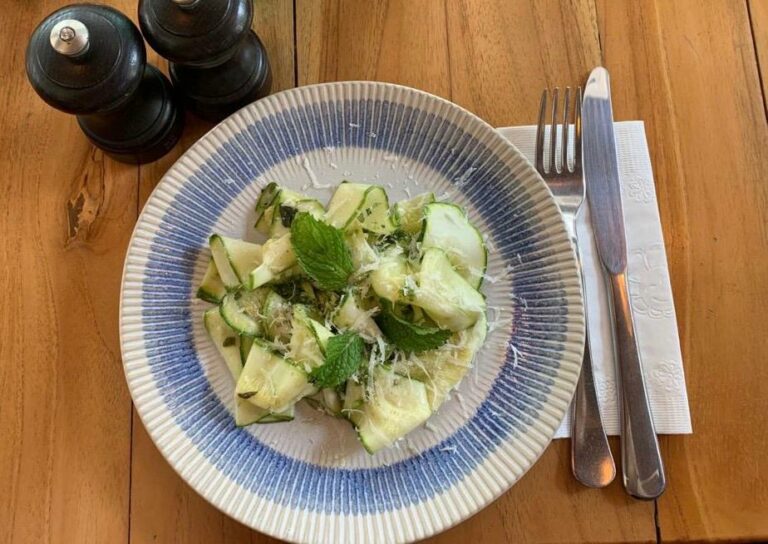 Jamie’s Italian lança carpaccio de abobrinha