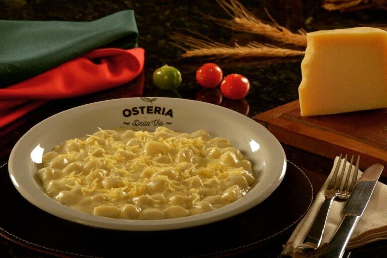 5 massas diferentes para provar da Osteria Della Via