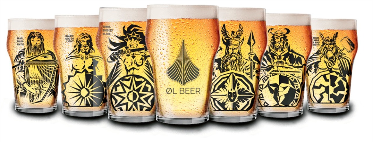 ØL Beer tem copos de deuses nórdicos para acompanhar a cerveja