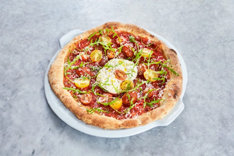 Jamie’s Italian tem pizza de burrata
