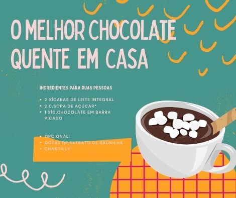 RECEITA DE CHOCOLATE QUENTE